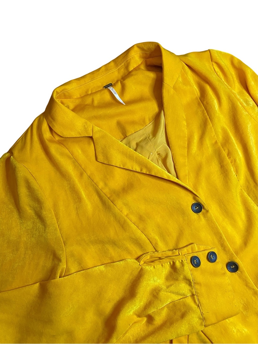 Free People Trench Shacket Women’s L Avant Garde Colorful Fall Winter Boho Chic